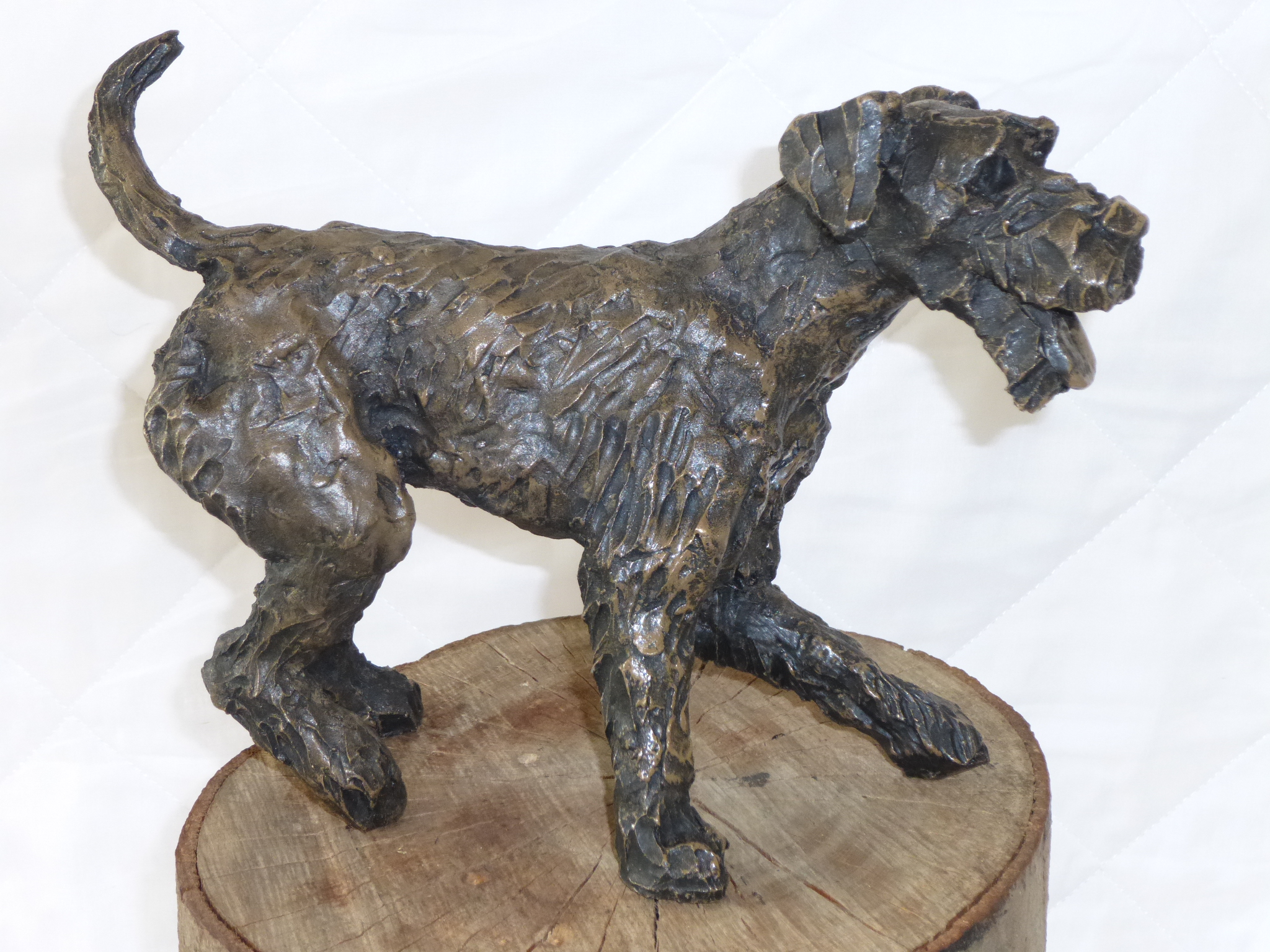 airedale terrier sculpture