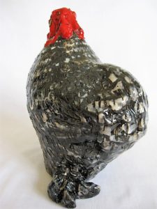 hen back view