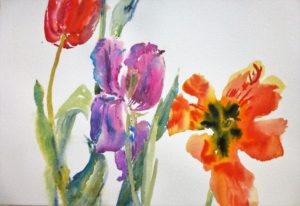 three tulips