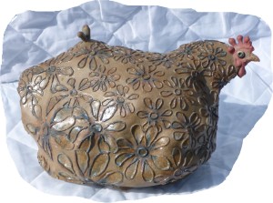 floral hen