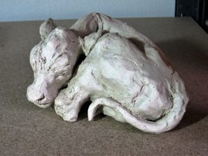 calf sculpture