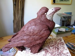 Rook ceramic sculpture