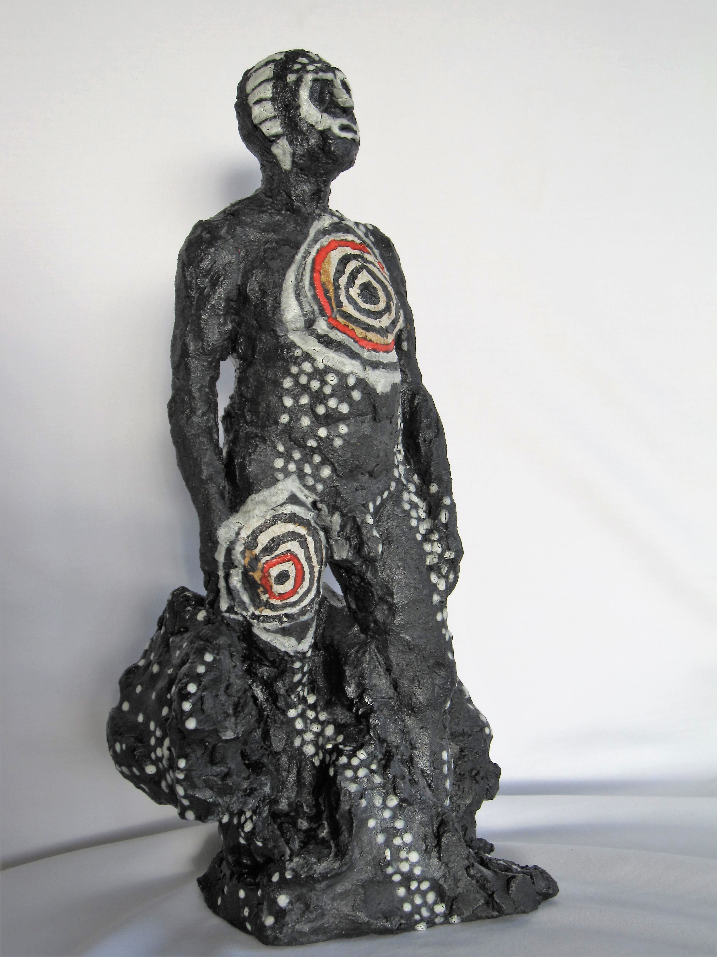 tribal figure painting